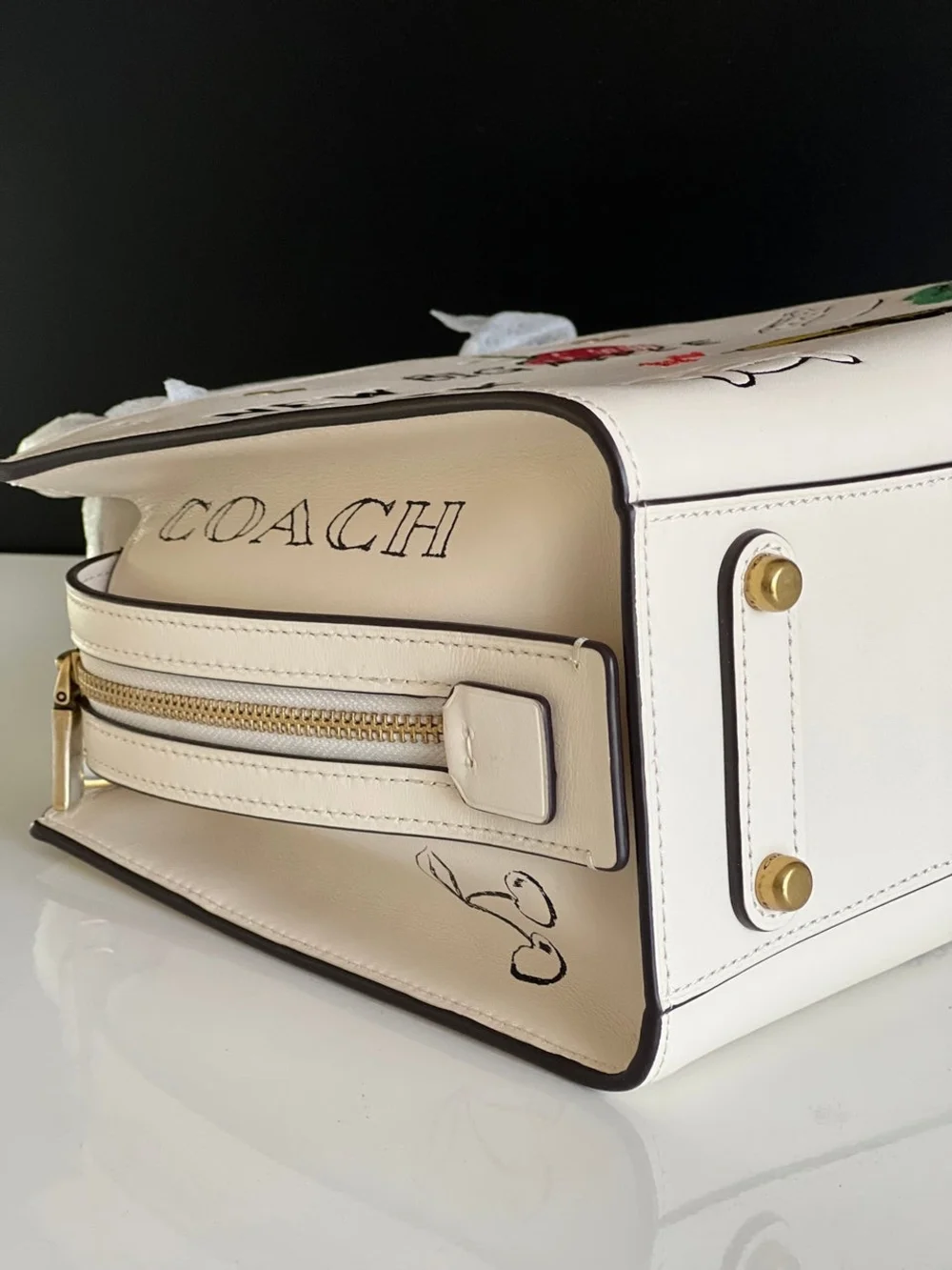 Coach Chalk New York Graphic Rogue 25